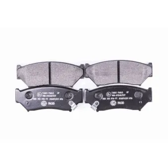 Jeu de 4 plaquettes de frein avant HELLA OEM 5520056870
