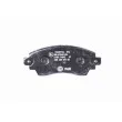 HELLA 8DB 355 017-101 - Jeu de 4 plaquettes de frein avant