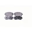 Jeu de 4 plaquettes de frein avant HELLA [8DB 355 017-291]