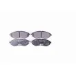 Jeu de 4 plaquettes de frein avant HELLA [8DB 355 017-351]