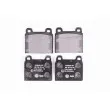HELLA 8DB 355 017-451 - Jeu de 4 plaquettes de frein avant