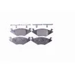 HELLA 8DB 355 017-491 - Jeu de 4 plaquettes de frein avant