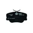 HELLA 8DB 355 017-601 - Jeu de 4 plaquettes de frein avant