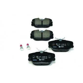 Jeu de 4 plaquettes de frein avant HELLA OEM 8993719