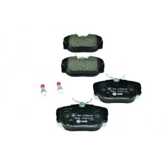 Jeu de 4 plaquettes de frein avant HELLA OEM 34111154377