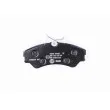 HELLA 8DB 355 017-881 - Jeu de 4 plaquettes de frein avant