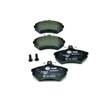 Jeu de 4 plaquettes de frein avant HELLA OEM 8A0698151B