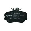 HELLA 8DB 355 018-041 - Jeu de 4 plaquettes de frein avant