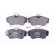 Jeu de 4 plaquettes de frein avant HELLA [8DB 355 018-071]