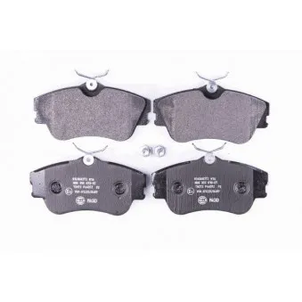 Jeu de 4 plaquettes de frein avant HELLA OEM 701698151E