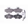 HELLA 8DB 355 018-131 - Jeu de 4 plaquettes de frein avant