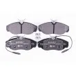 HELLA 8DB 355 018-141 - Jeu de 4 plaquettes de frein avant