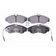 HELLA 8DB 355 018-151 - Jeu de 4 plaquettes de frein avant