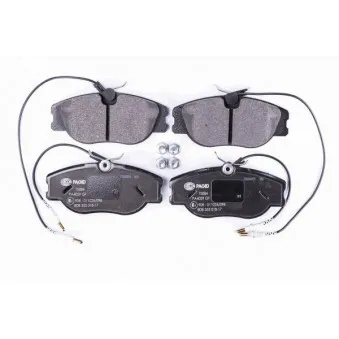Jeu de 4 plaquettes de frein avant HELLA OEM 9946016