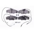 HELLA 8DB 355 018-201 - Jeu de 4 plaquettes de frein avant