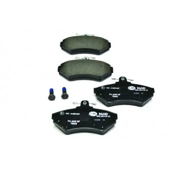 Jeu de 4 plaquettes de frein avant HELLA OEM 1HM698151A