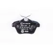 HELLA 8DB 355 018-291 - Jeu de 4 plaquettes de frein arrière