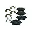 HELLA 8DB 355 018-331 - Jeu de 4 plaquettes de frein avant