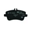 HELLA 8DB 355 018-331 - Jeu de 4 plaquettes de frein avant
