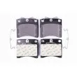 HELLA 8DB 355 018-381 - Jeu de 4 plaquettes de frein avant