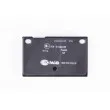 HELLA 8DB 355 018-391 - Jeu de 4 plaquettes de frein avant