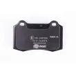 HELLA 8DB 355 018-421 - Jeu de 4 plaquettes de frein avant