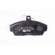 HELLA 8DB 355 018-431 - Jeu de 4 plaquettes de frein avant