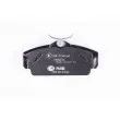 HELLA 8DB 355 018-441 - Jeu de 4 plaquettes de frein avant