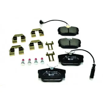 Jeu de 4 plaquettes de frein arrière HELLA OEM 7M3698451F