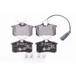 HELLA 8DB 355 018-601 - Jeu de 4 plaquettes de frein arrière