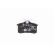 HELLA 8DB 355 018-601 - Jeu de 4 plaquettes de frein arrière