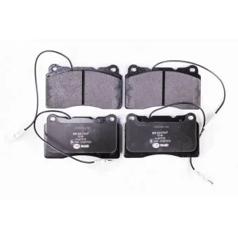 Jeu de 4 plaquettes de frein avant HELLA OEM 71773143