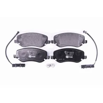 Jeu de 4 plaquettes de frein avant HELLA 8DB 355 018-761