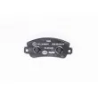 HELLA 8DB 355 018-991 - Jeu de 4 plaquettes de frein avant