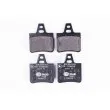 HELLA 8DB 355 019-011 - Jeu de 4 plaquettes de frein arrière