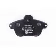 HELLA 8DB 355 019-081 - Jeu de 4 plaquettes de frein avant