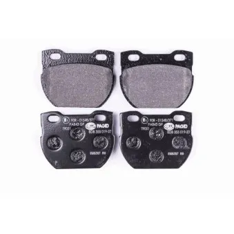 Jeu de 4 plaquettes de frein arrière HELLA OEM SFP000280