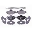 HELLA 8DB 355 019-251 - Jeu de 4 plaquettes de frein avant
