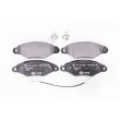 HELLA 8DB 355 019-301 - Jeu de 4 plaquettes de frein avant