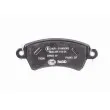 HELLA 8DB 355 019-341 - Jeu de 4 plaquettes de frein avant