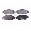 HELLA 8DB 355 019-361 - Jeu de 4 plaquettes de frein avant