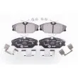 HELLA 8DB 355 019-391 - Jeu de 4 plaquettes de frein avant