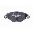 HELLA 8DB 355 019-411 - Jeu de 4 plaquettes de frein avant