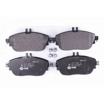 Jeu de 4 plaquettes de frein avant HELLA OEM 0064208520