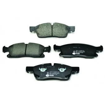 Jeu de 4 plaquettes de frein avant HELLA OEM A0064203920