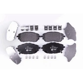 Jeu de 4 plaquettes de frein avant HELLA OEM 0446502390
