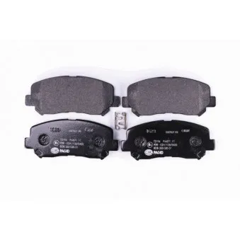Jeu de 4 plaquettes de frein avant HELLA 8DB 355 020-511