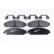 HELLA 8DB 355 020-541 - Jeu de 4 plaquettes de frein avant
