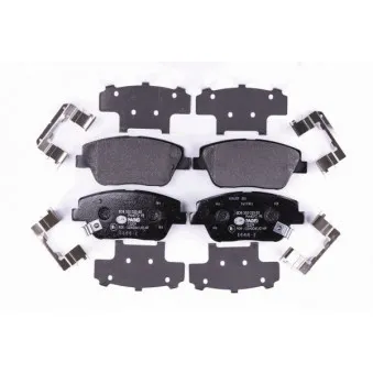 Jeu de 4 plaquettes de frein avant HELLA OEM 581013QA50