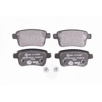 Jeu de 4 plaquettes de frein arrière HELLA OEM A4154210400